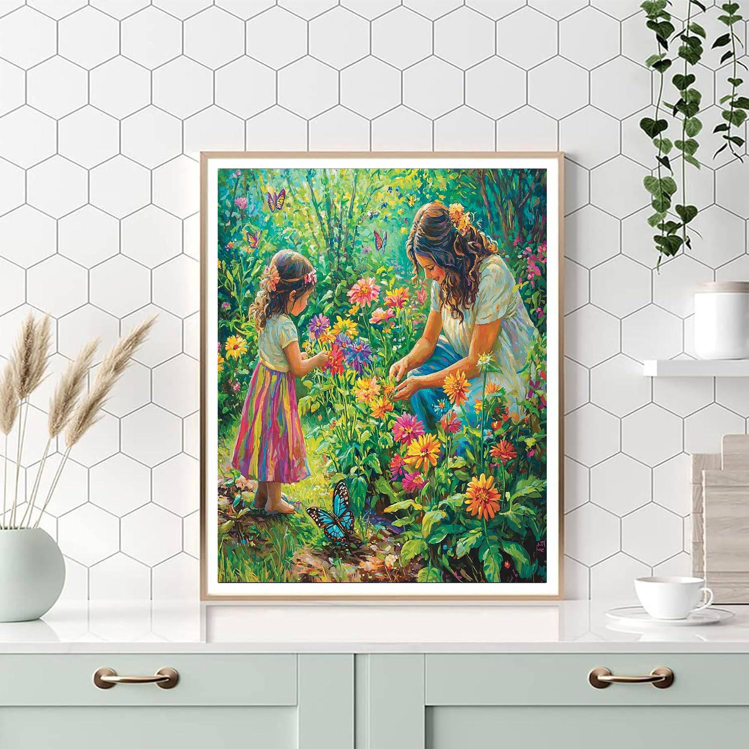 Mom's Love In Bloom Numbered Painting Kits