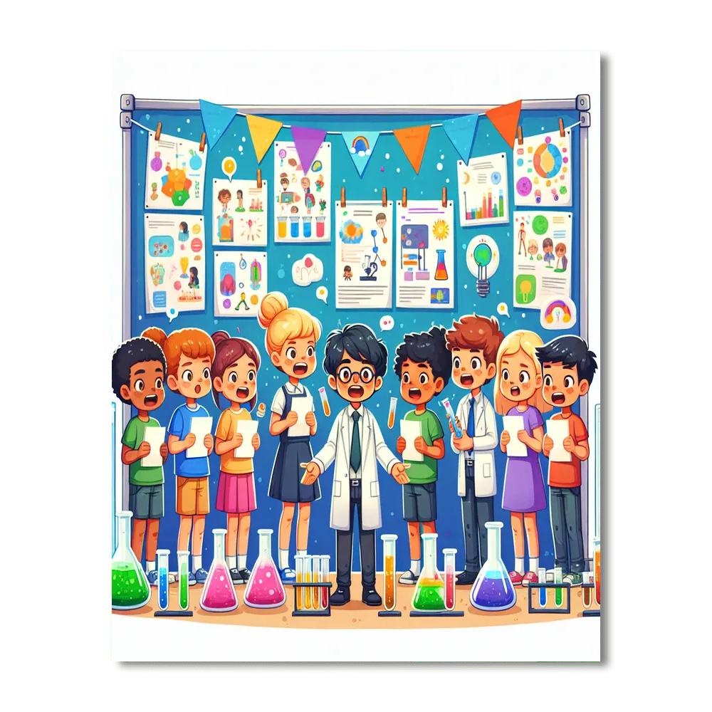 Creative Science Fair Paint By Numbers