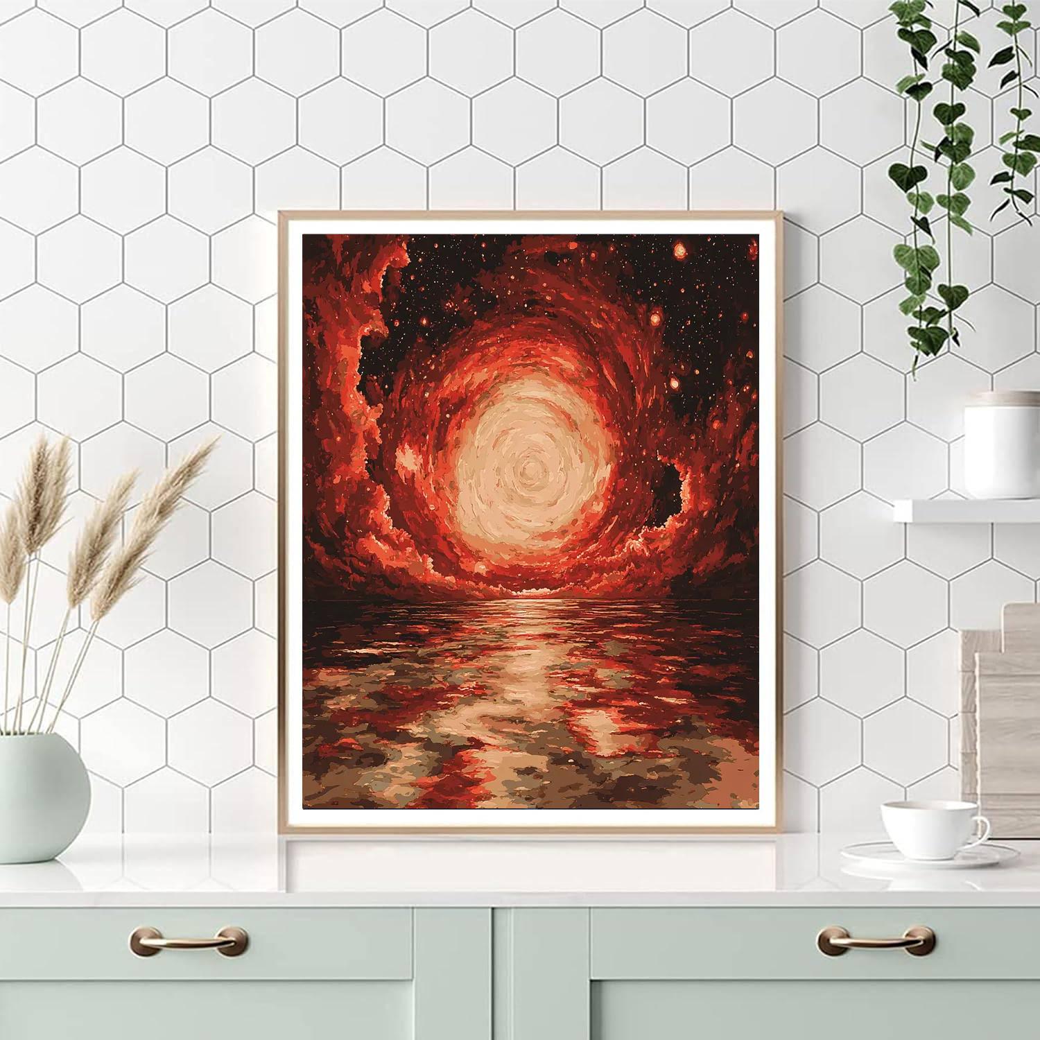 Caravaggio Inspired Tides Of Introspection  Paint By Color