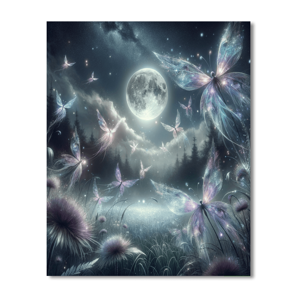 Moonlit Fairy Glade Paint By Number