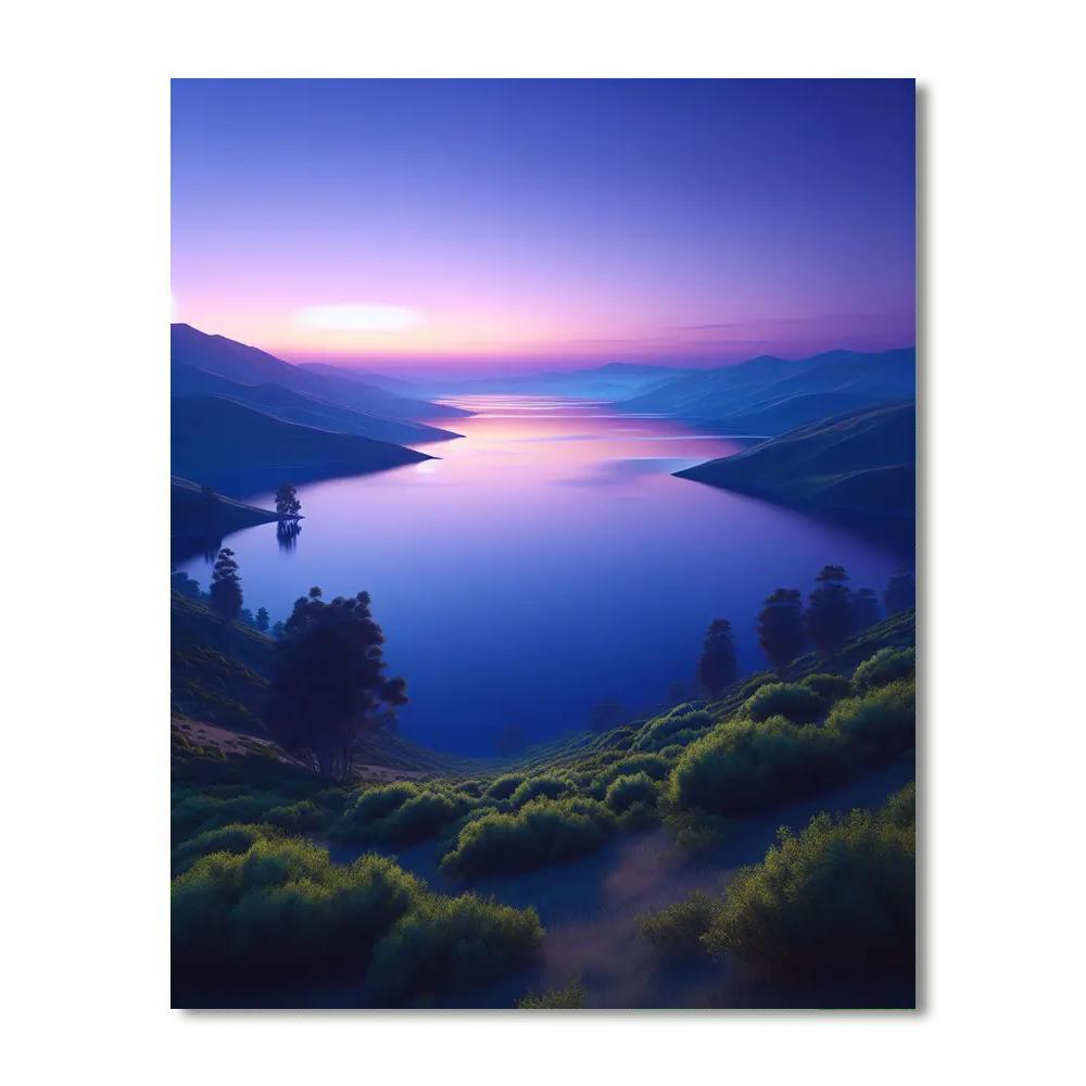 Serene Waterscape Retreat Numbered Painting Kits
