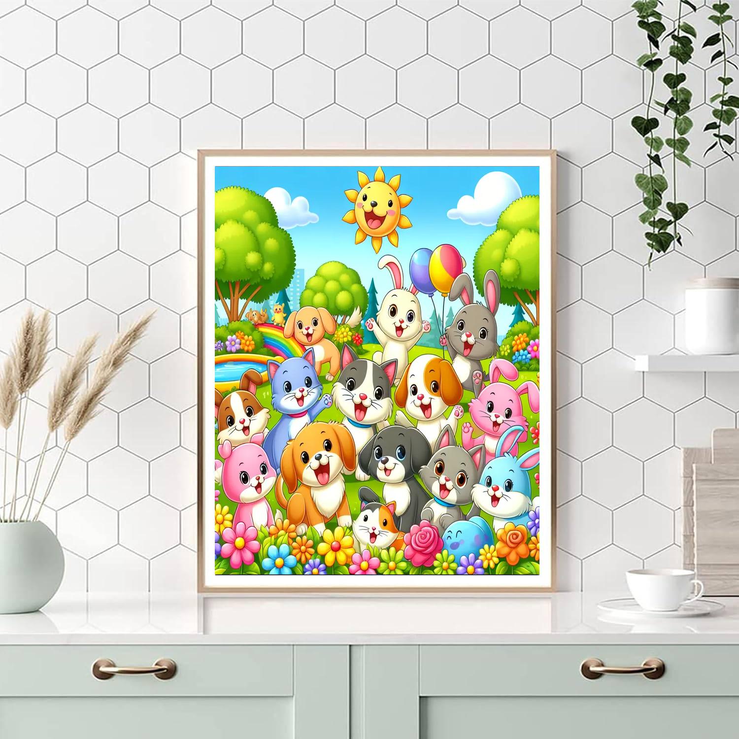 Magical Pet Adventures DIY Paint By Numbers