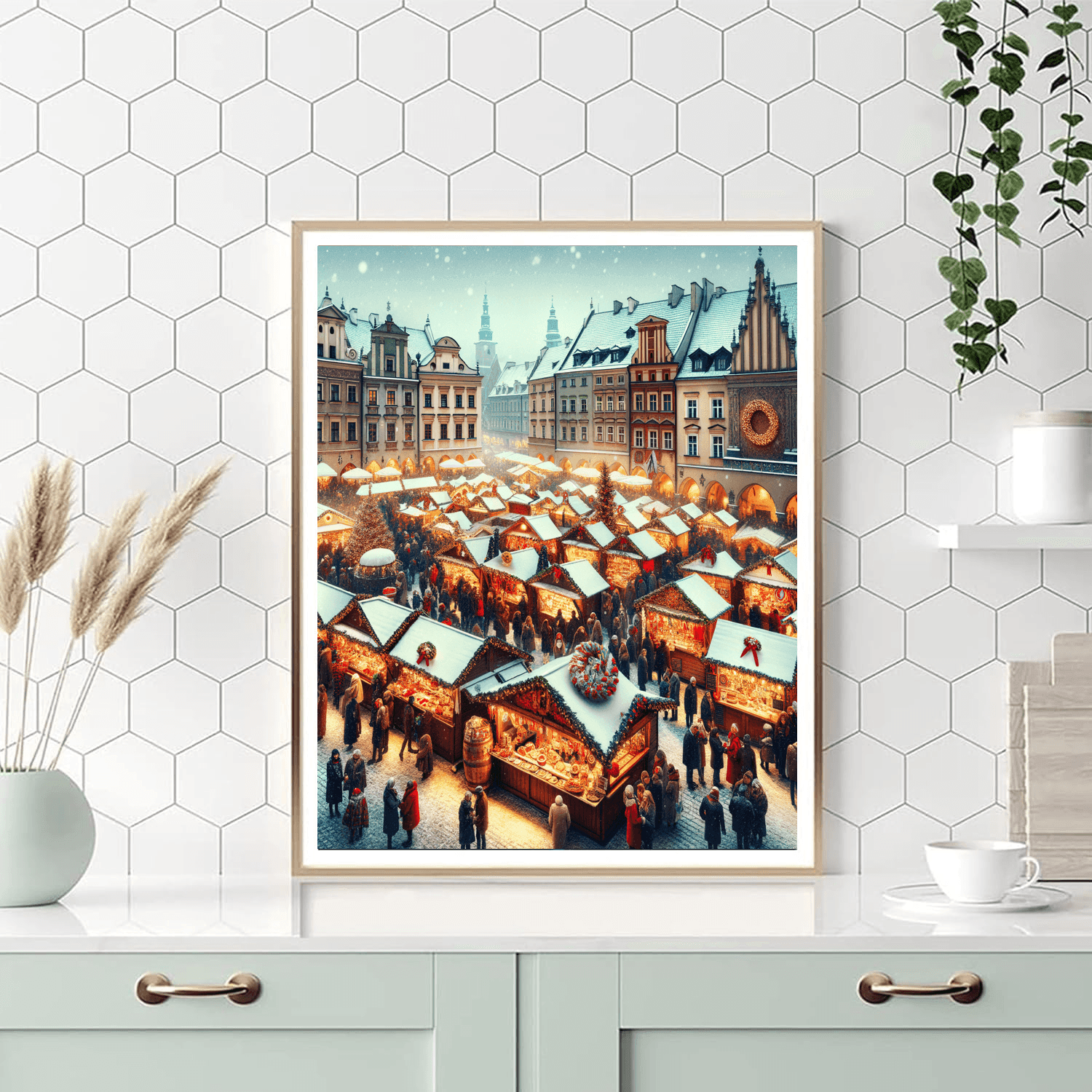 Krakow Christmas Market - Poland Number Painting