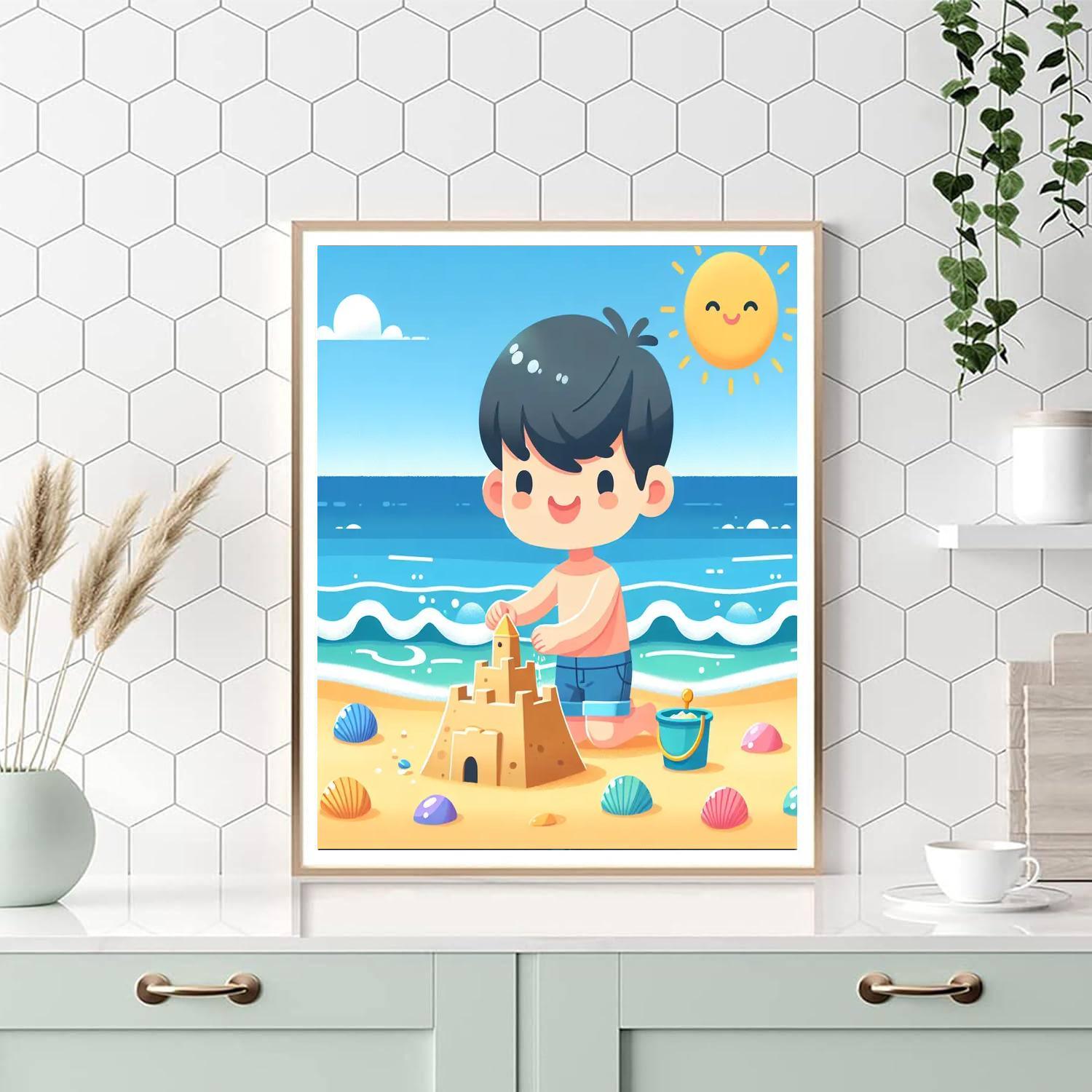 Seaside Fun Day Paint By Numbers Kits