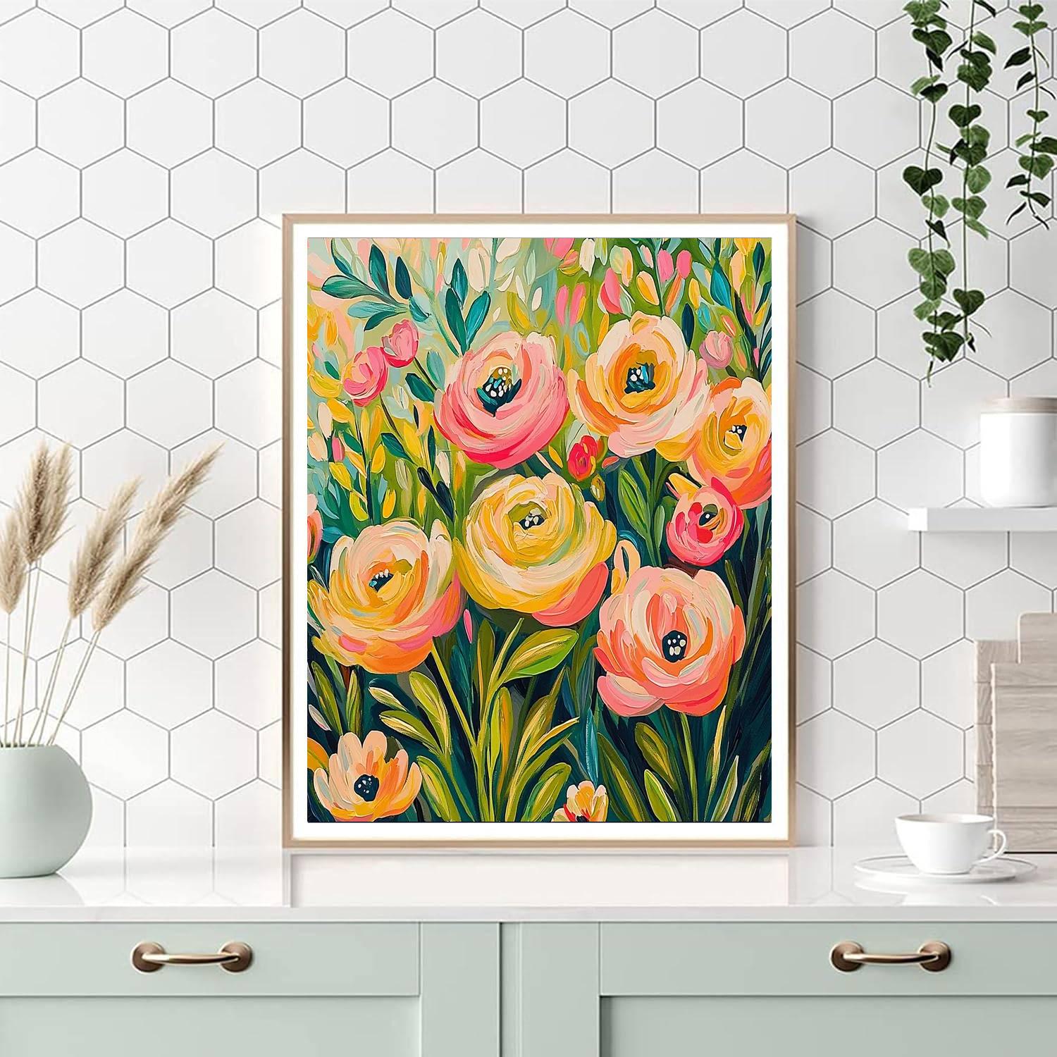 Frida Kahlo Inspired The Essence Of Spring  Painting By Numbers Kit