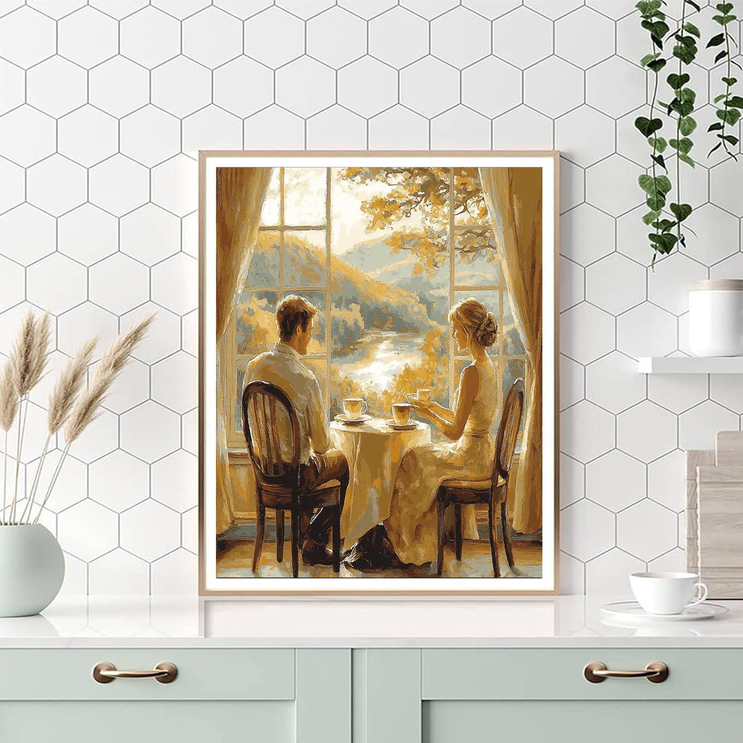 Morning Coffee With Mom Paint By Number