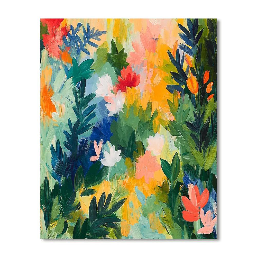 Frida Kahlo Inspired Garden Of Emotional Resilience  Paint By Numbers Art