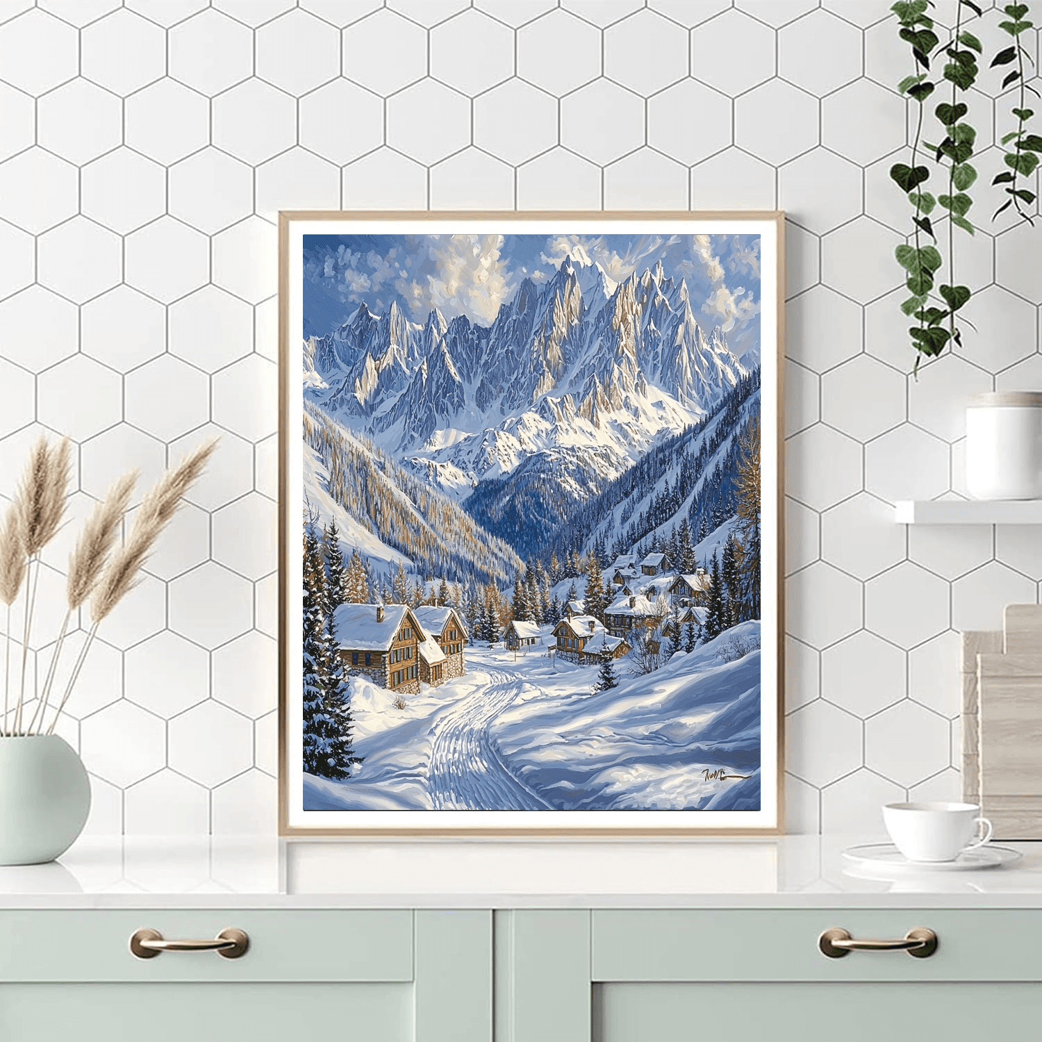 Chamonix-mont-blanc - France Numbered Painting Kits