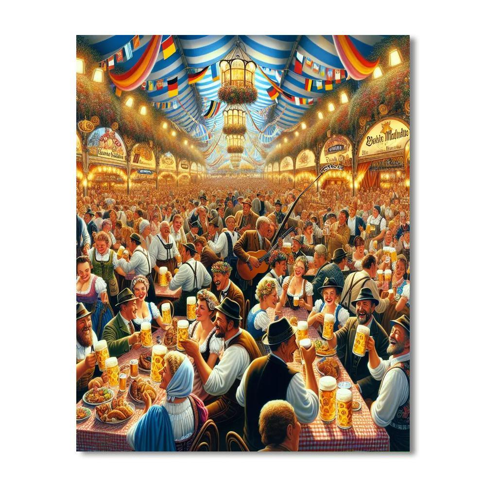 O Festival Da Cerveja - Brazil Paint By Numbers Art