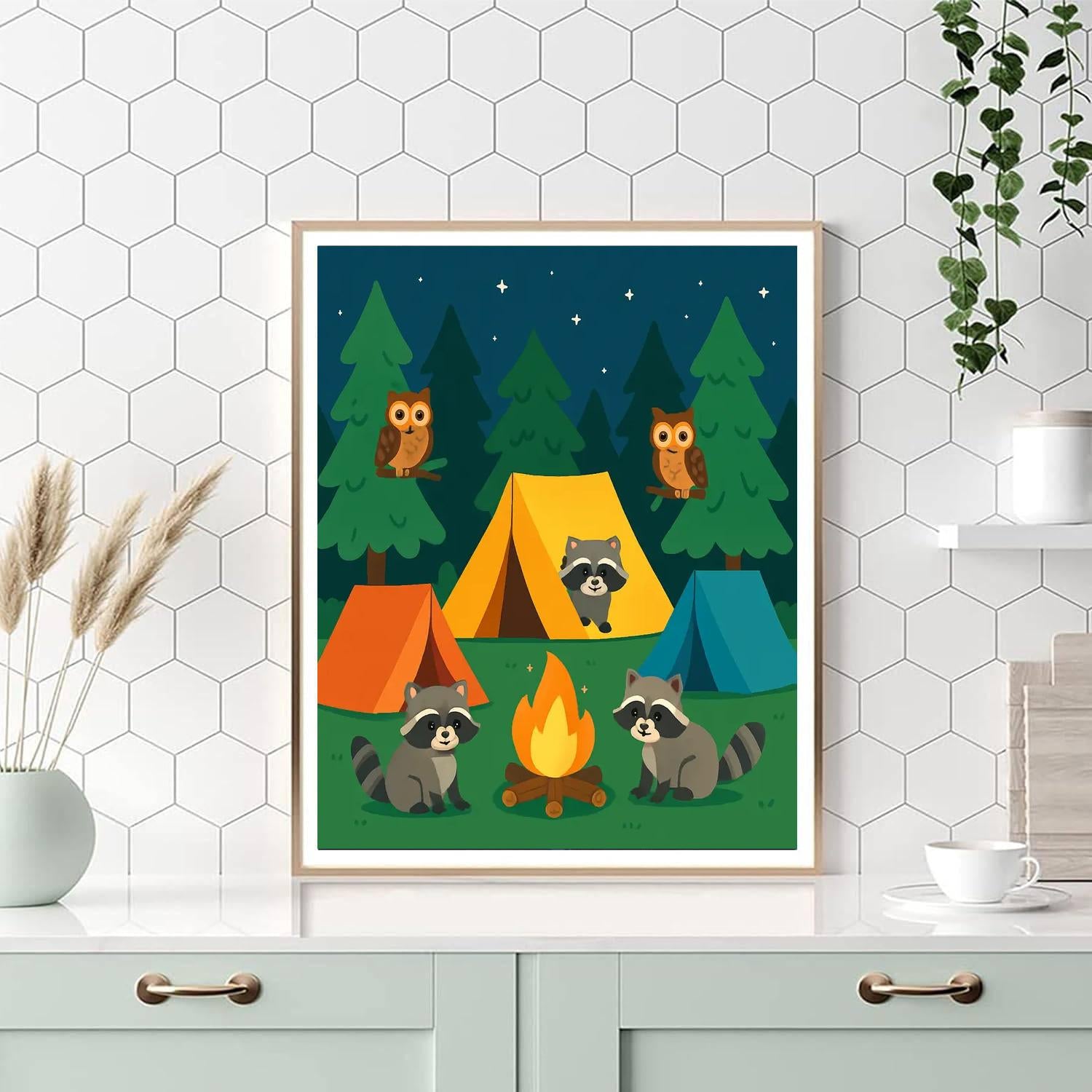 Exciting Camping Trip Paint By Number