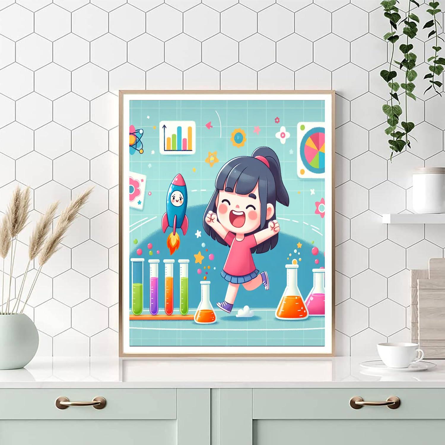 Rocket Science Academy DIY Paint By Numbers