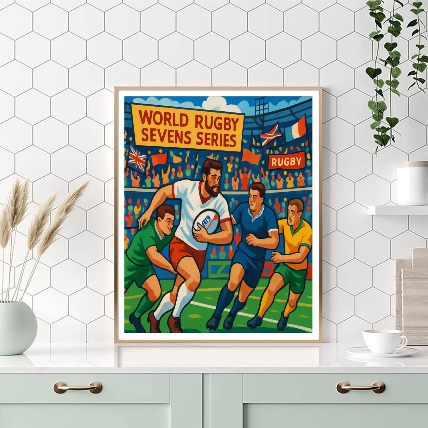 World Rugby Sevens Series DIY Paint By Numbers