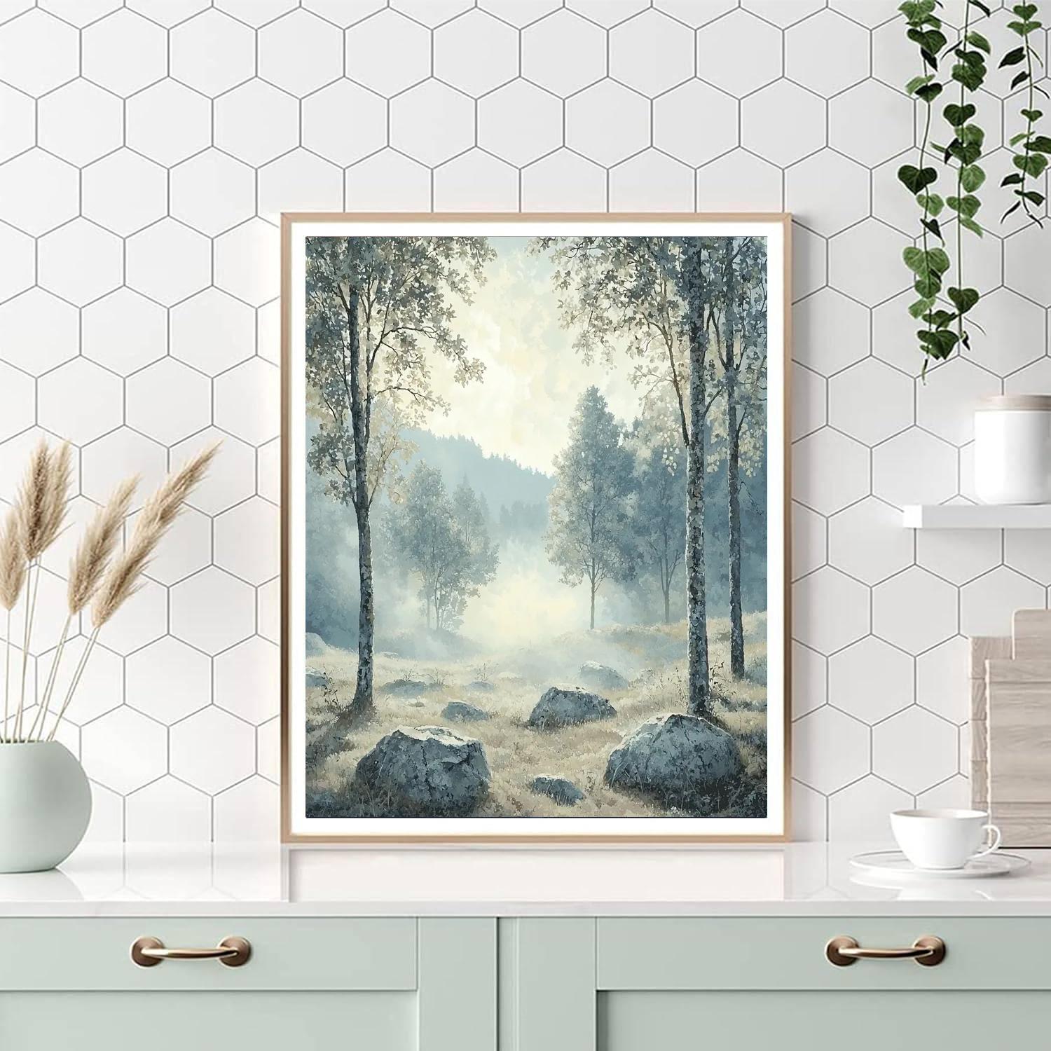 Michelangelo Inspired Ethereal Mist  Paint By Numbers