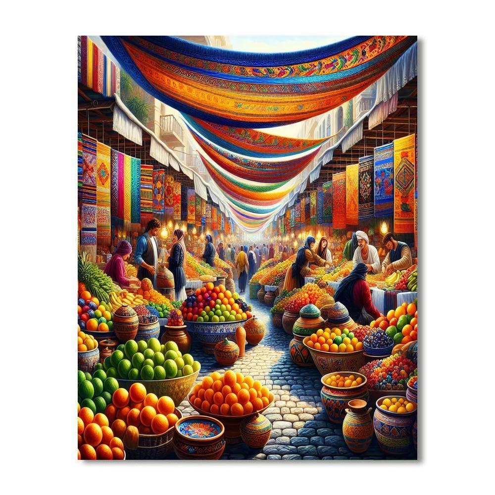 Grecian Market Delight Paint By Color