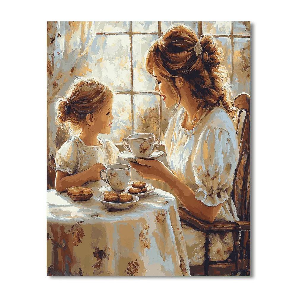 Sweet Tea Moments Number Painting