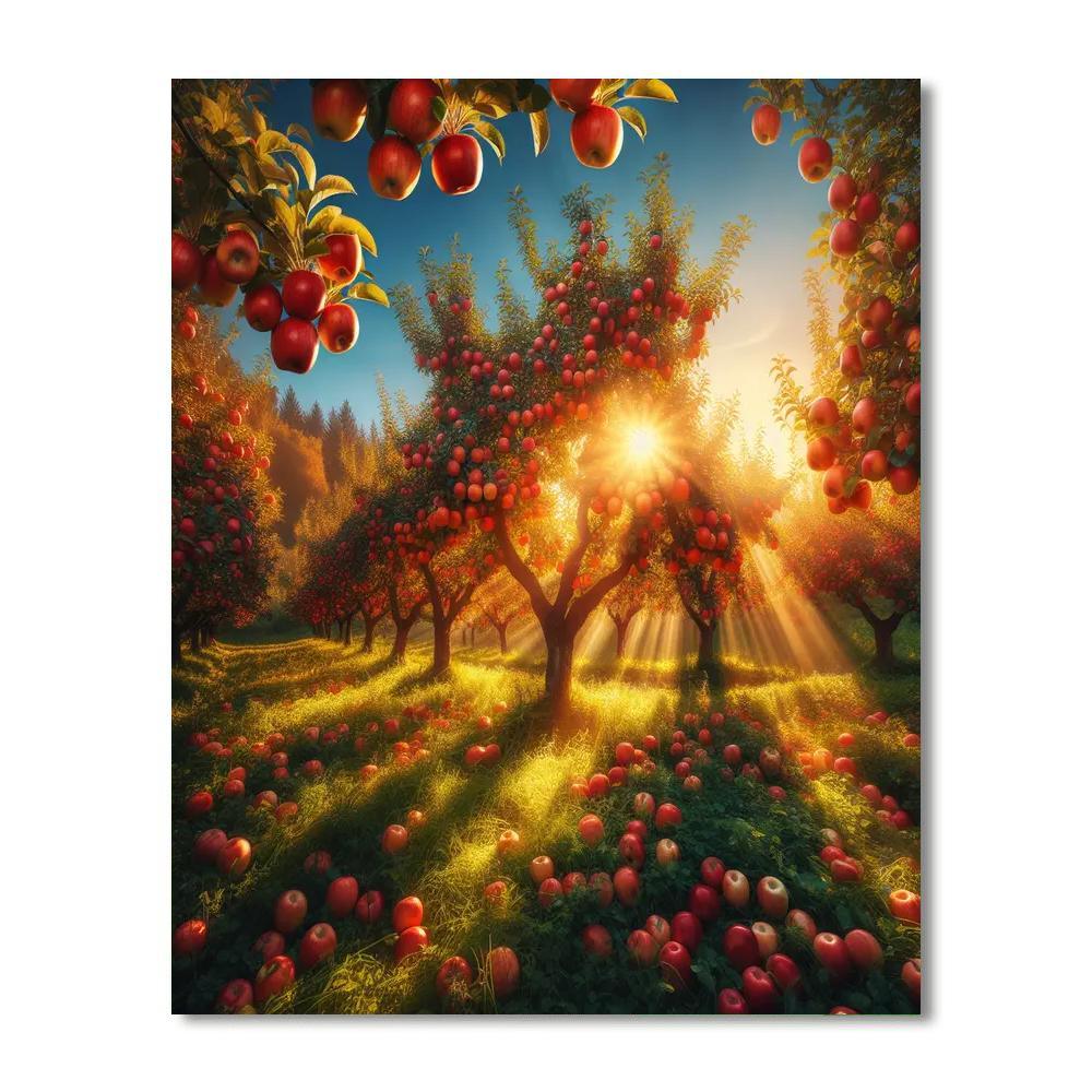 Lush Orchard Delight Numbered Painting Kits