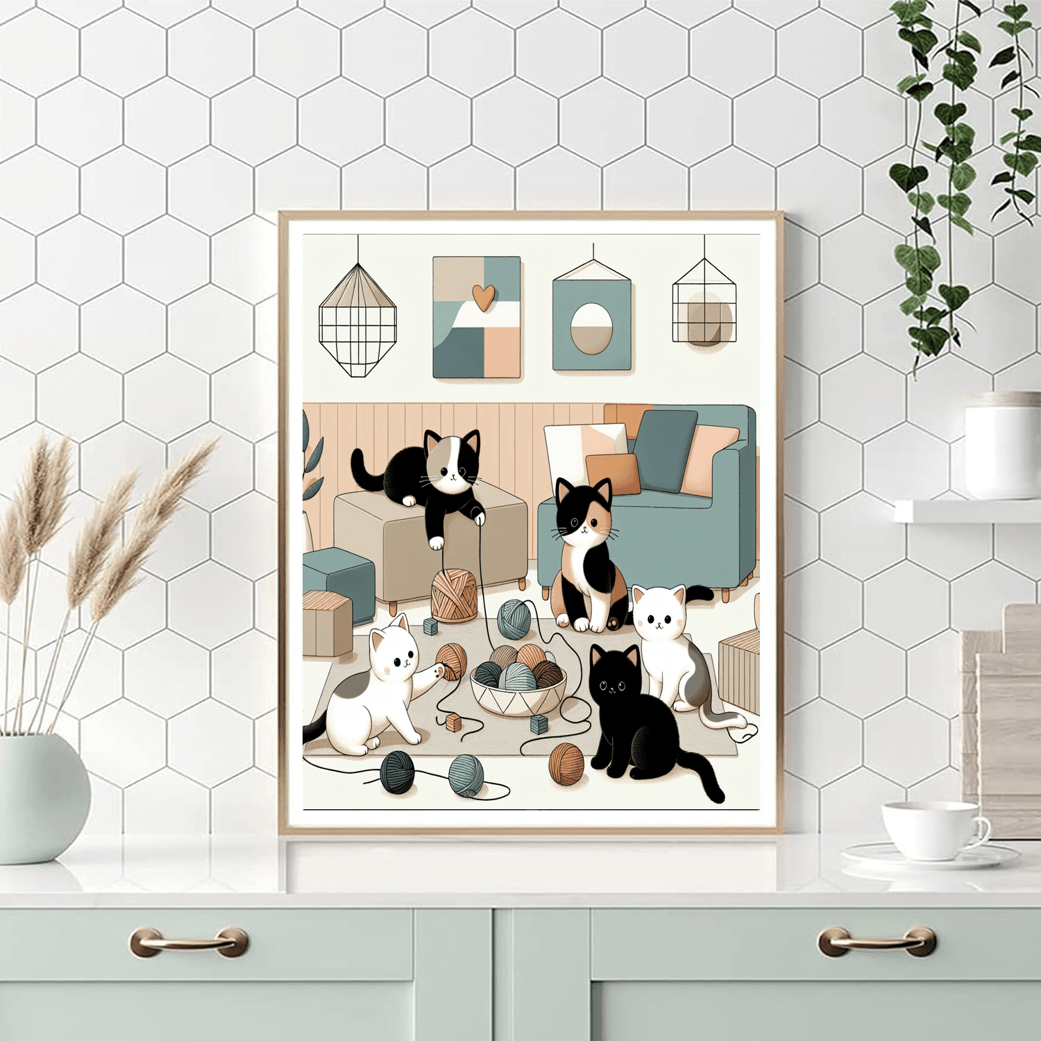 Cuddly Cat Caper Paint By Color