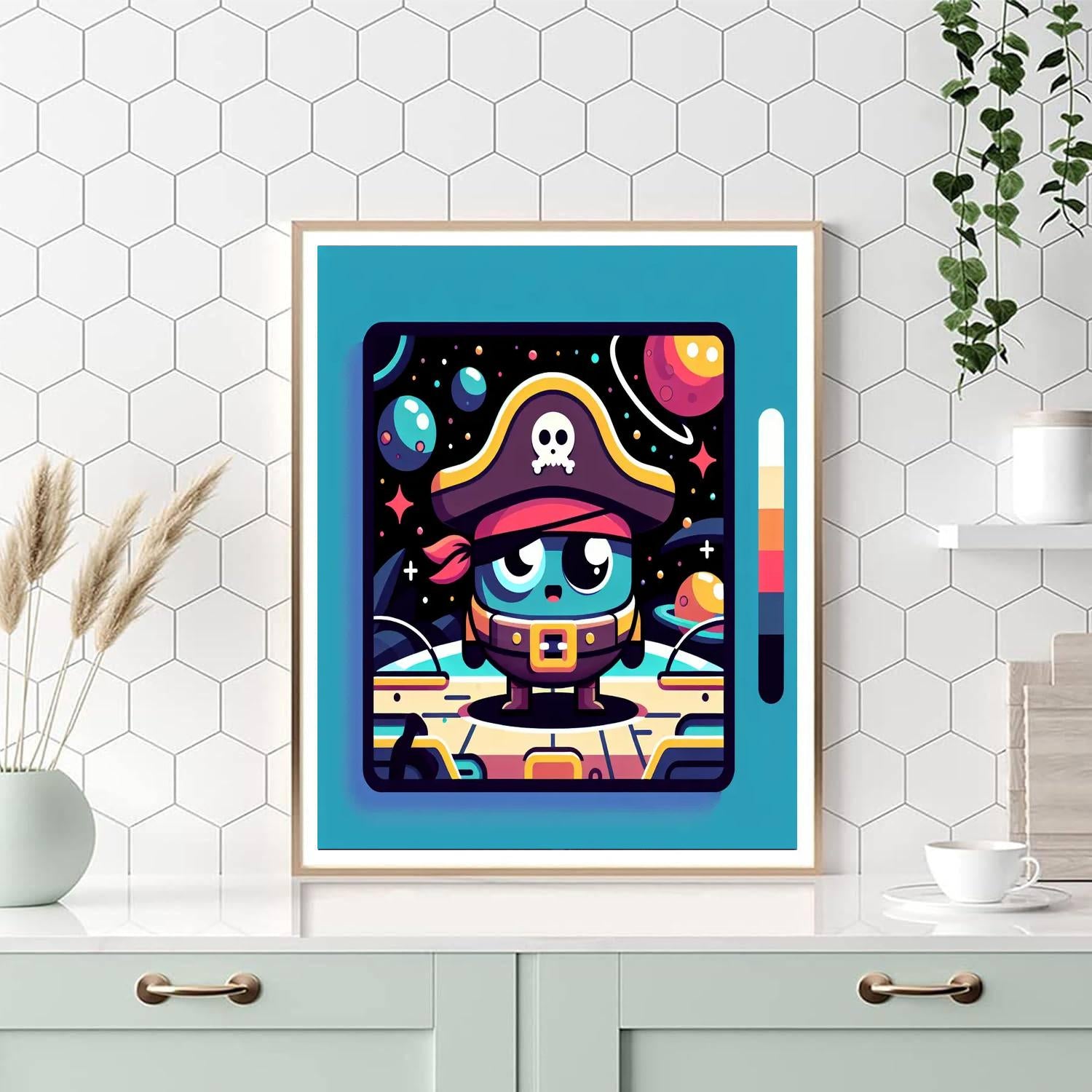 Galactic Pirate Quest Paint By Numbers Kits