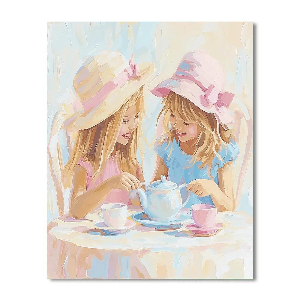 A Magical Tea Party Painting By Numbers Kit