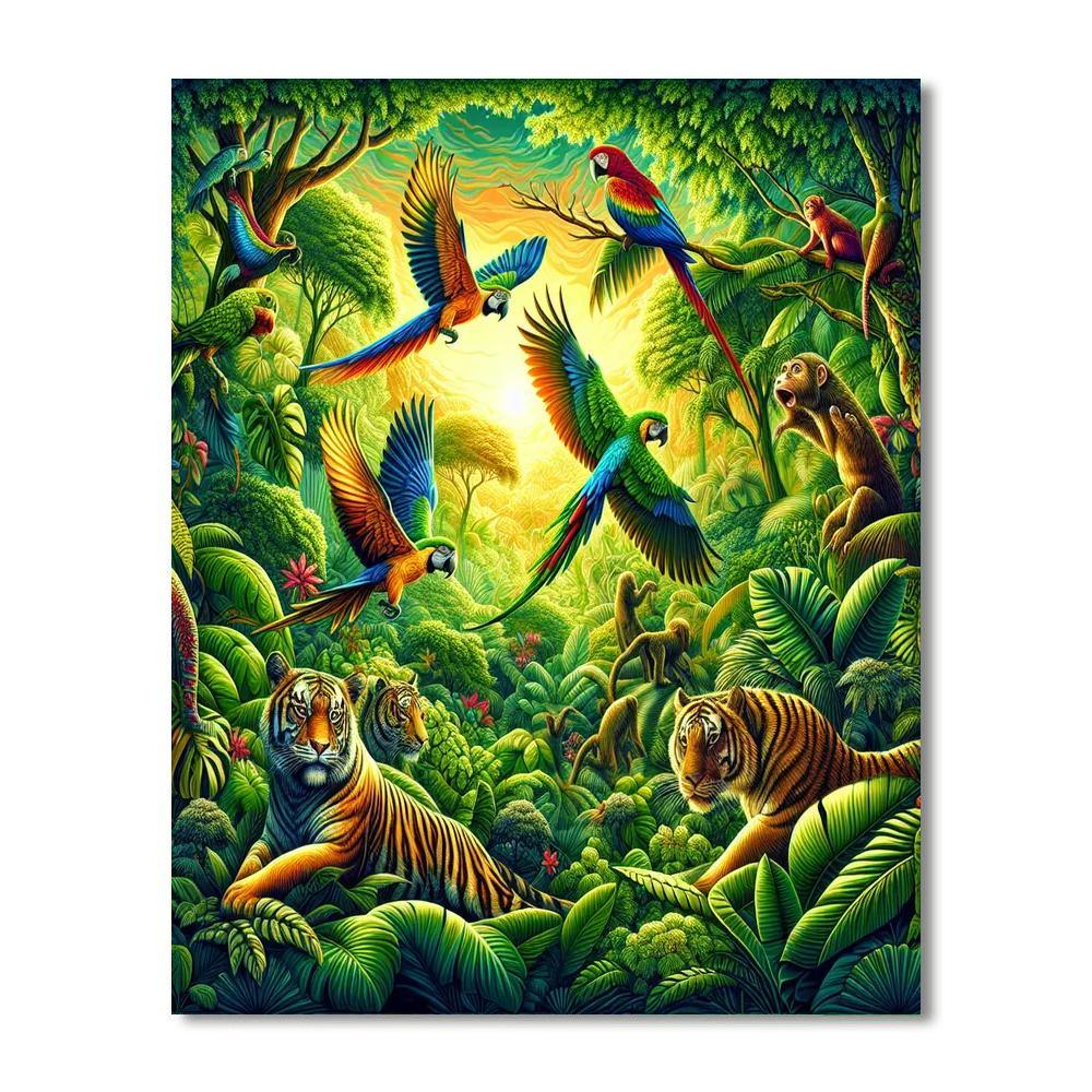 Captivating Jungle Adventure Paint By Number