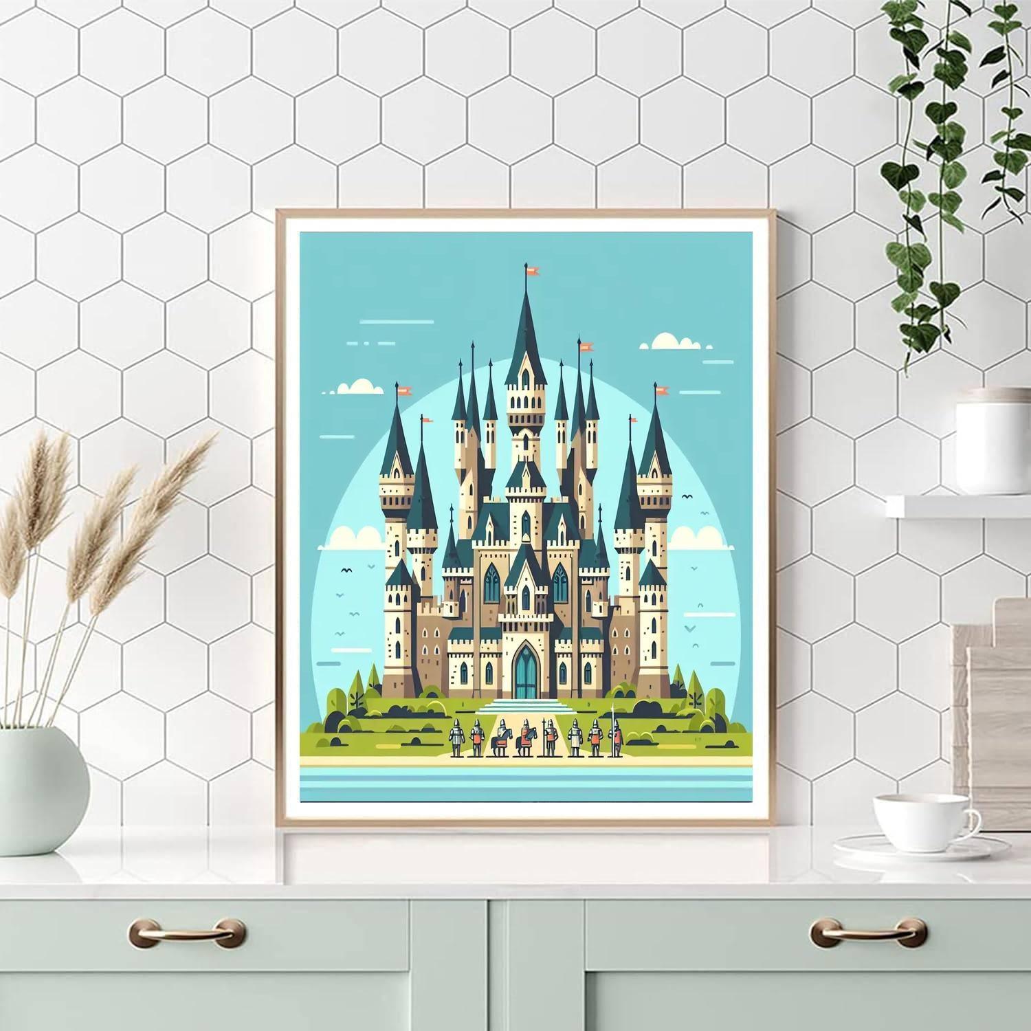Ancient Castle Mysteries Painting By Numbers Kit