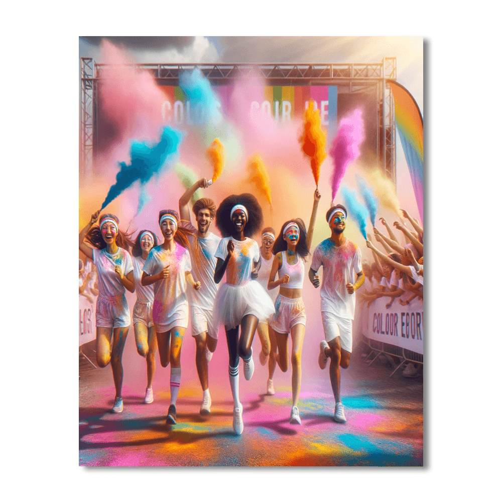 Color Run - Worldwide Paint By Number