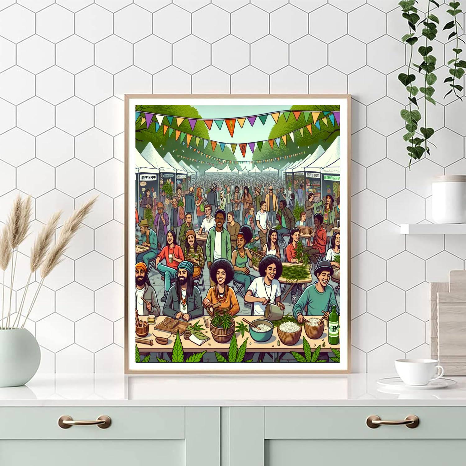 Hemp Festival Paint By Number