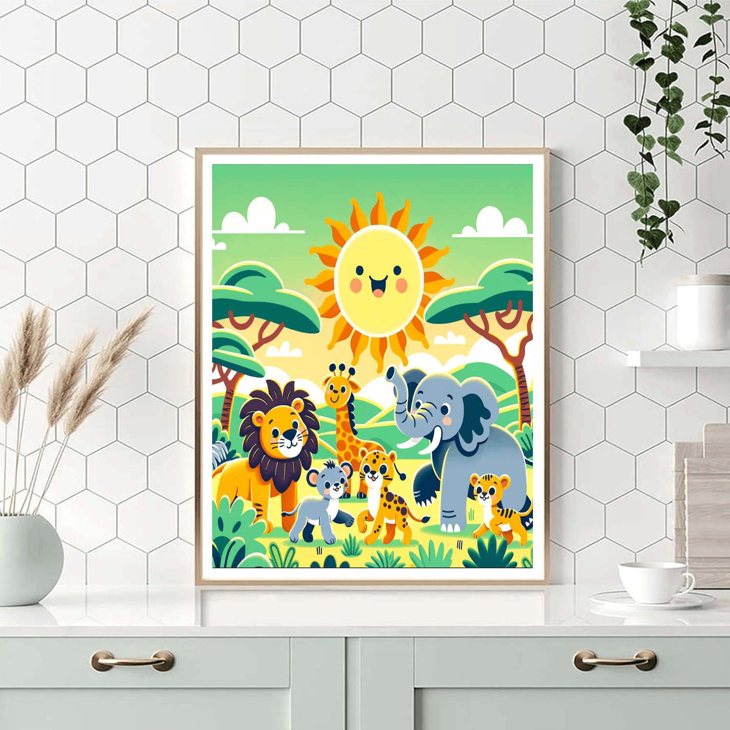 Jungle Safari Fun Paint By Numbers Kits