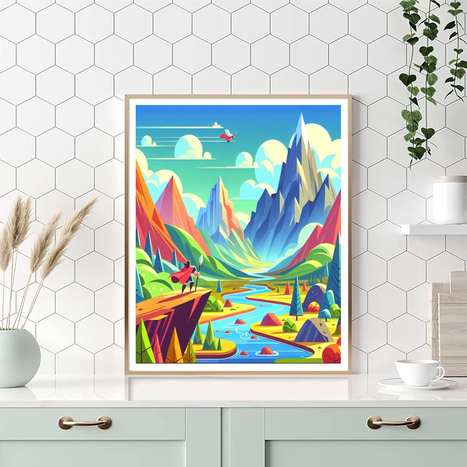 Courageous Quest Paint By Numbers Art