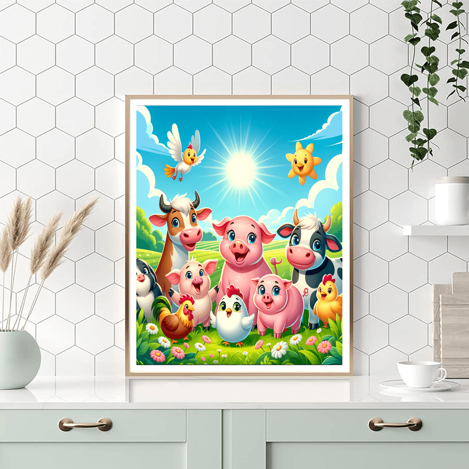 Playtime At The Farm Paint By Color