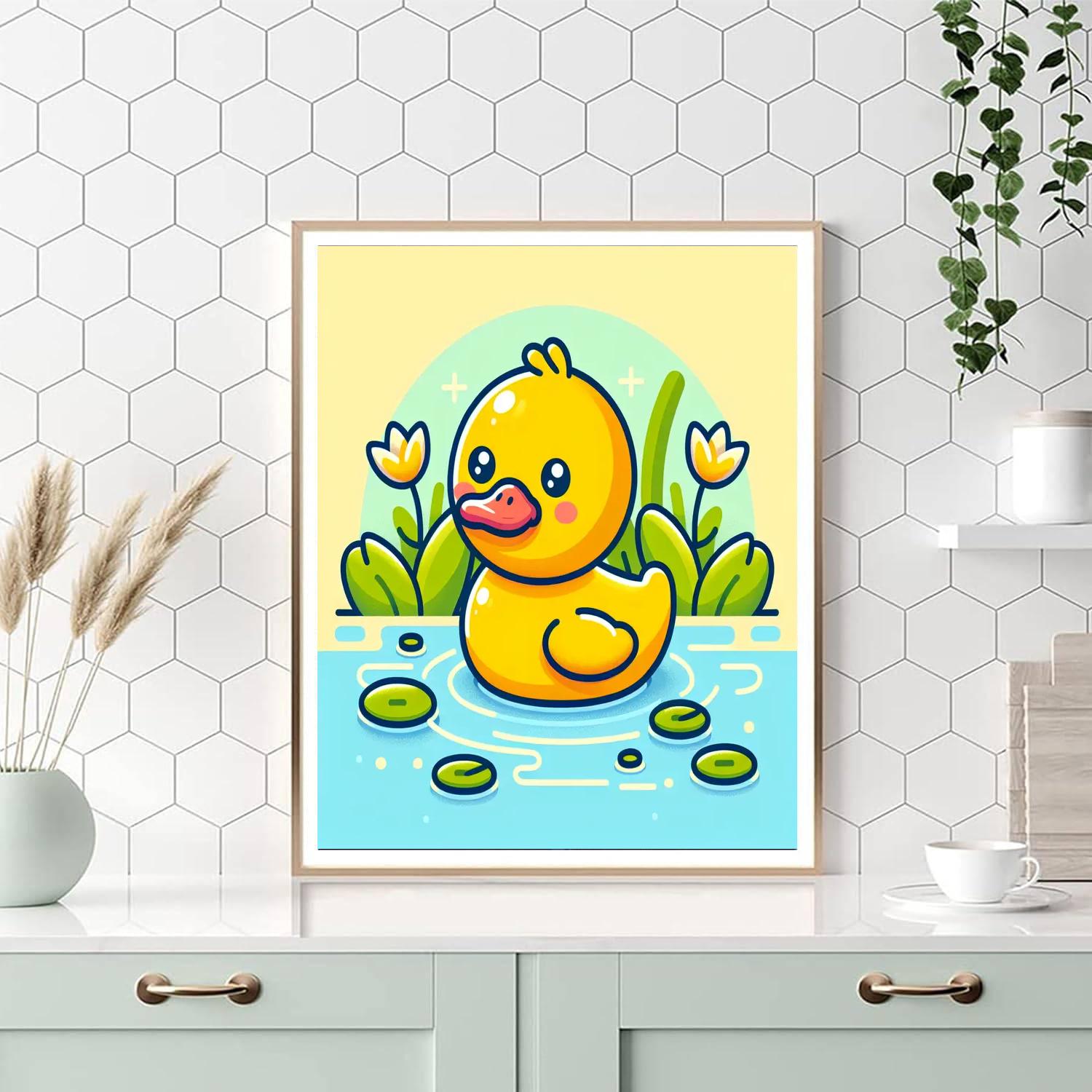 Delightful Duck Painting By Numbers Kit