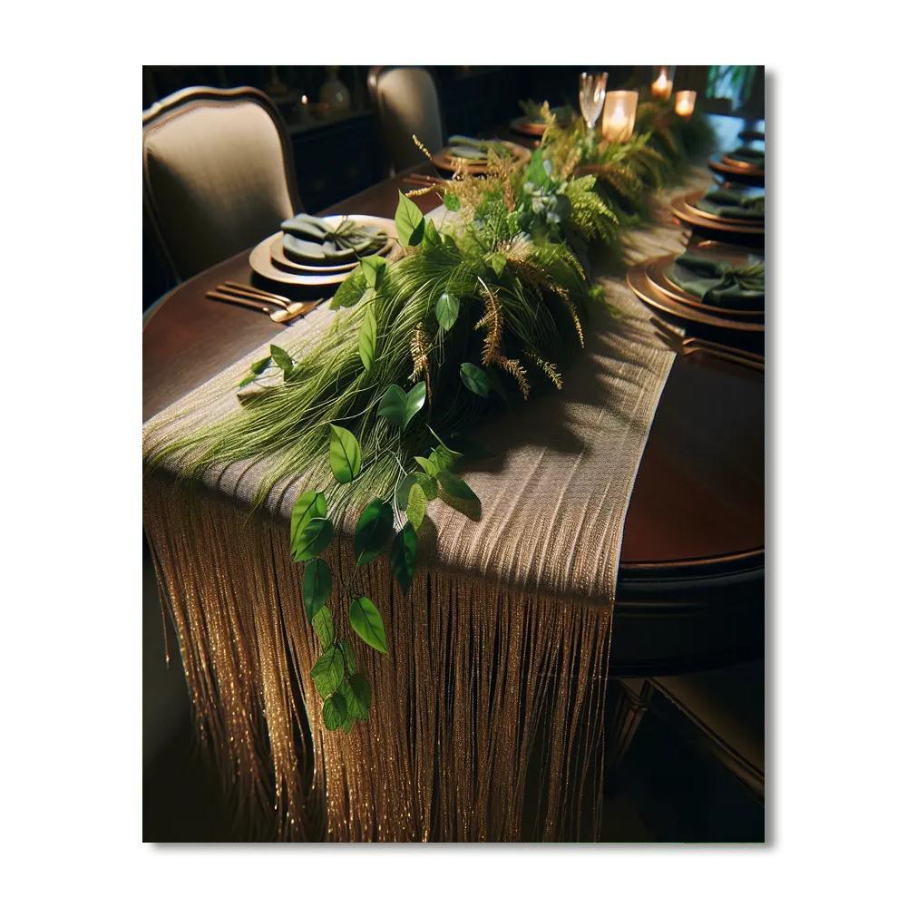 Emerald Isle Table Runner Painting Number Kit