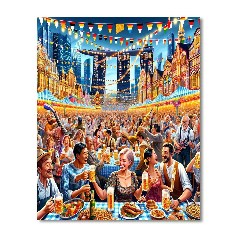 Oktoberfest Asia Paint By Numbers Art