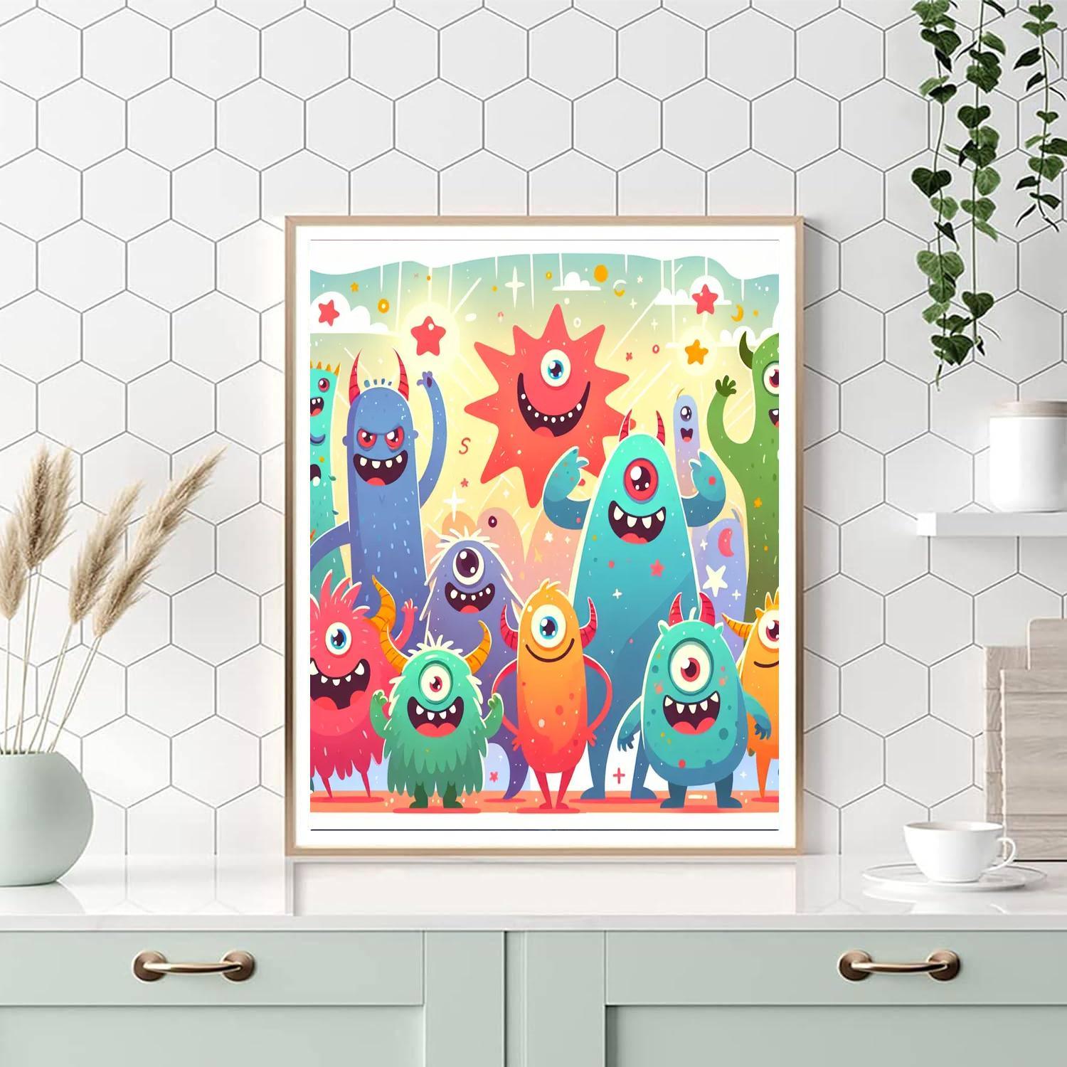 Mythical Monster Mash Paint By Numbers Kits