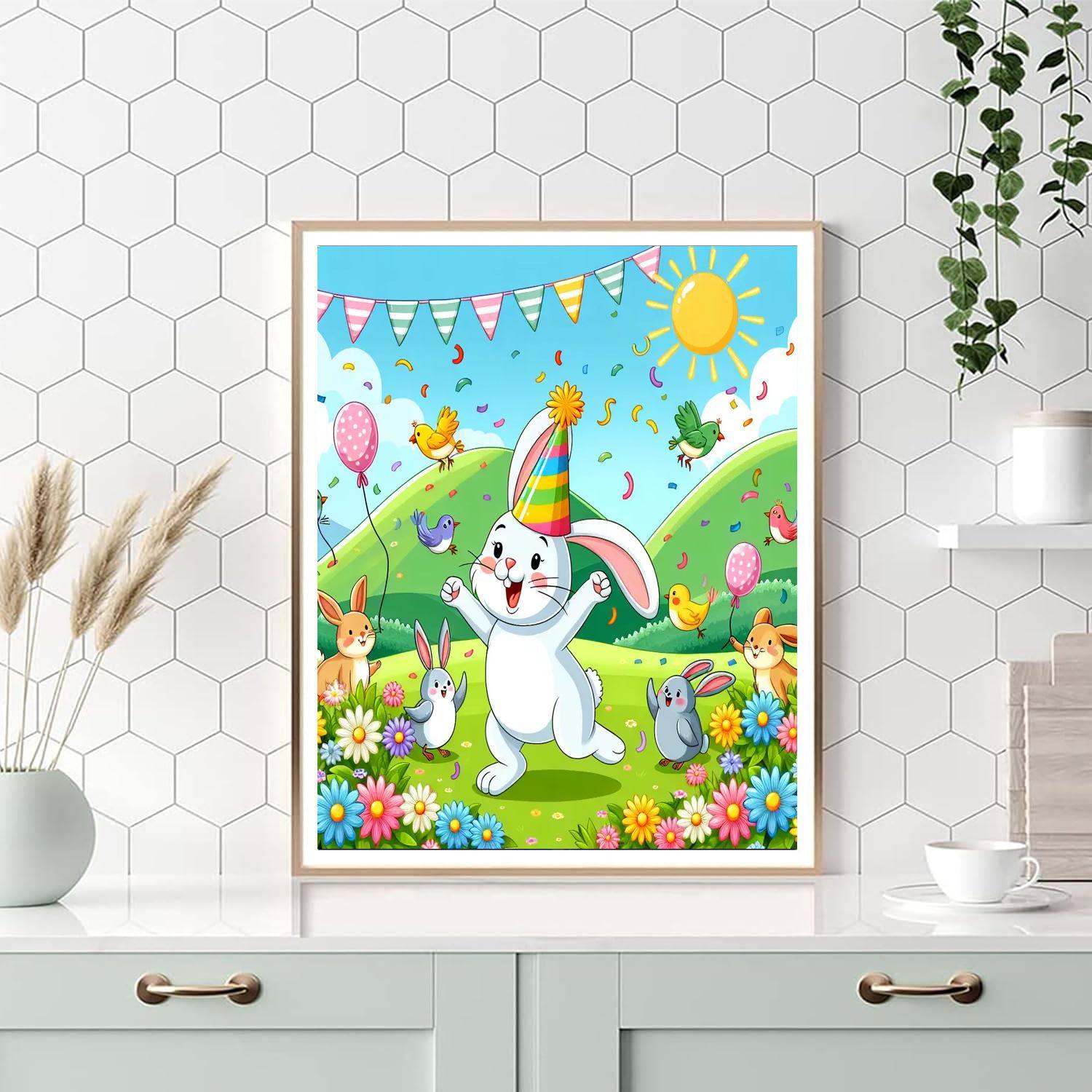 Charming Flower Festival DIY Paint By Numbers