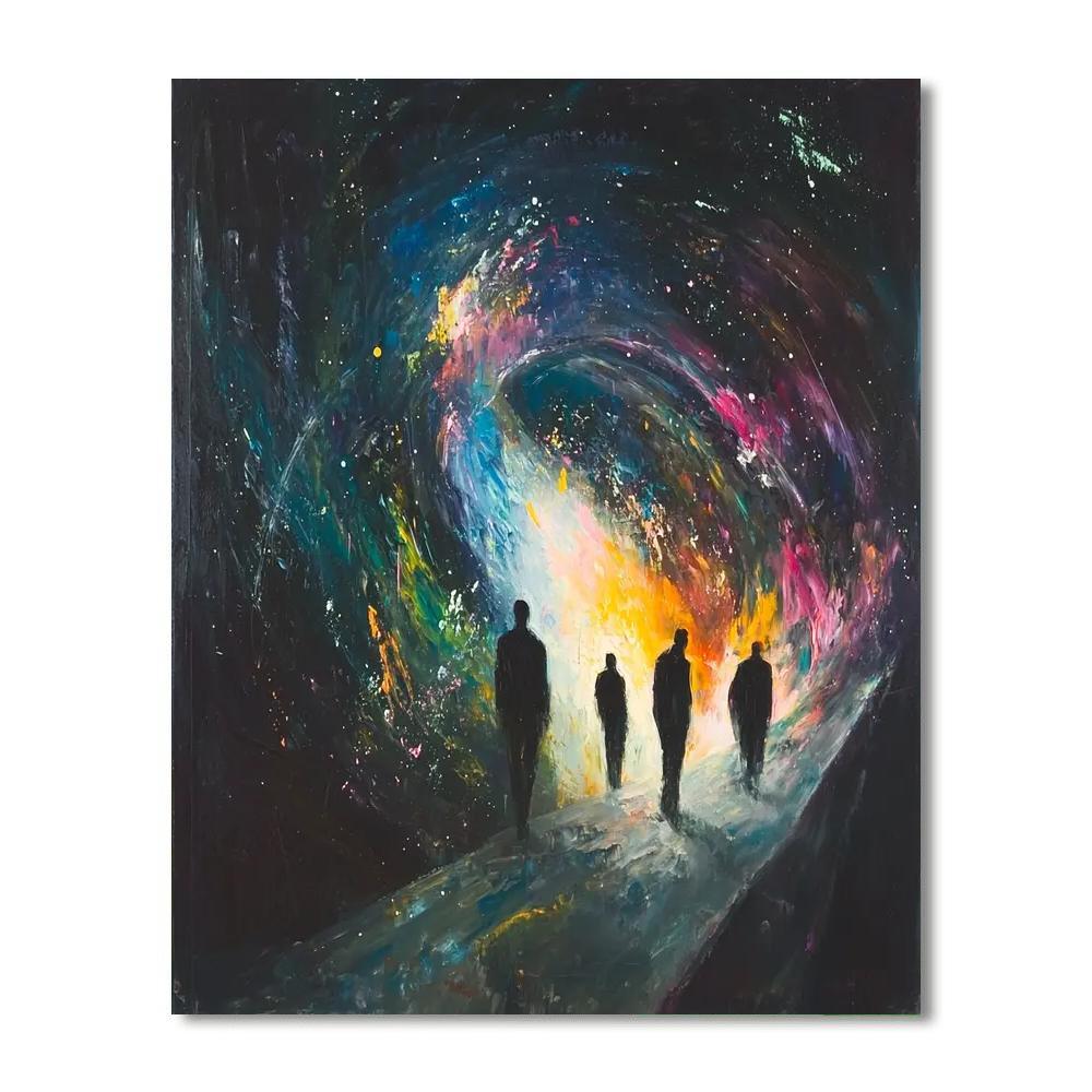 Francis Bacon Inspired Astronomical Views  DIY Paint By Numbers