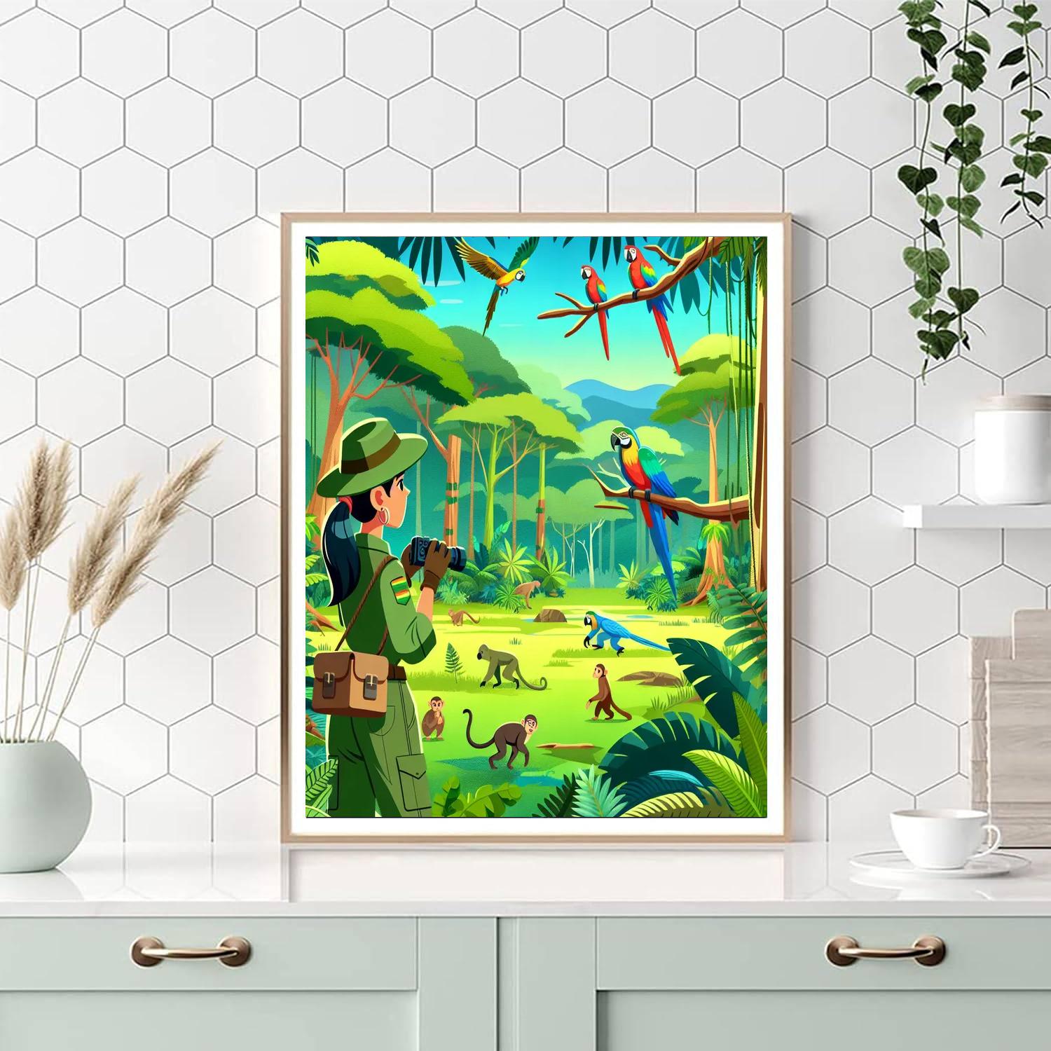 Rainforest Rangers Number Painting