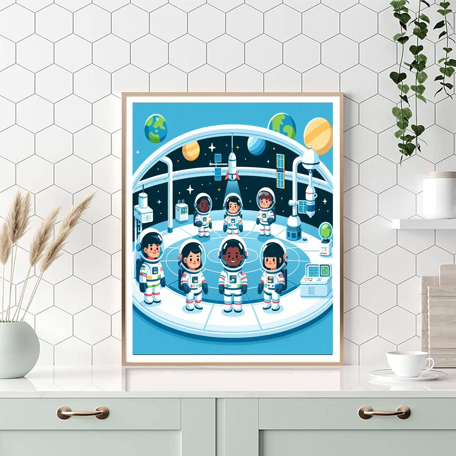 Space Station Journey Paint By Number