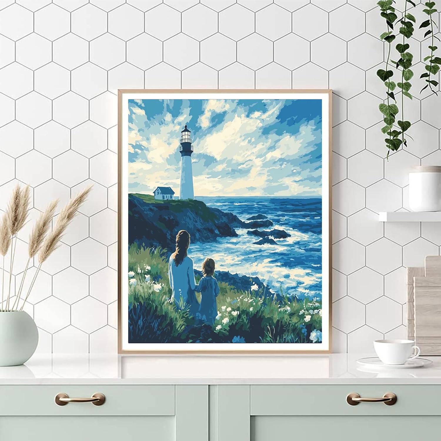Lighthouse Of Love DIY Paint By Numbers