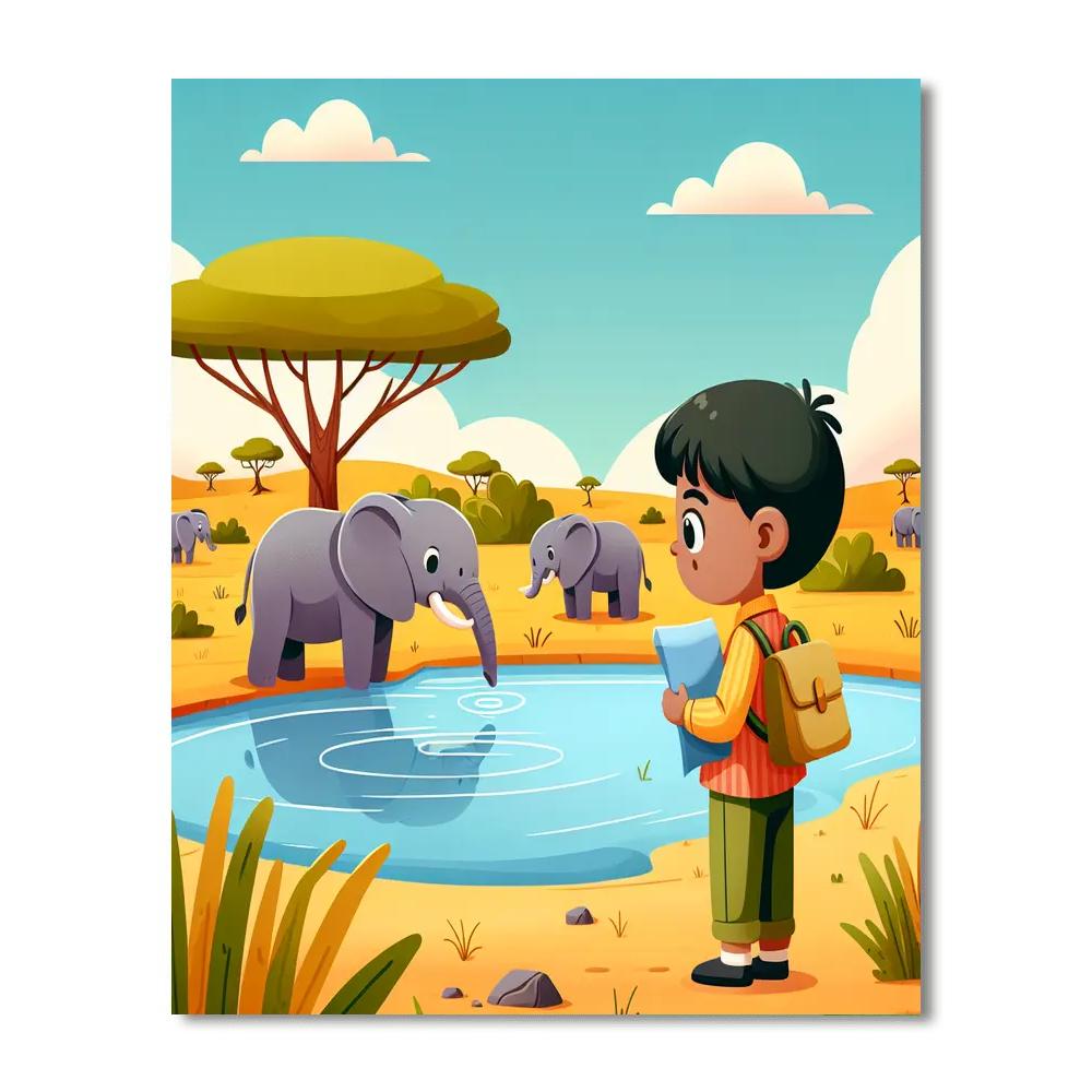 Safari Conservation Expedition Paint By Numbers Kits