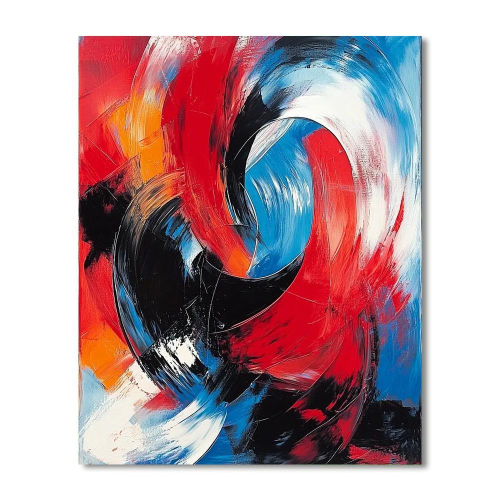 Edvard Munch Inspired Emotional Abstracts  DIY Paint By Numbers