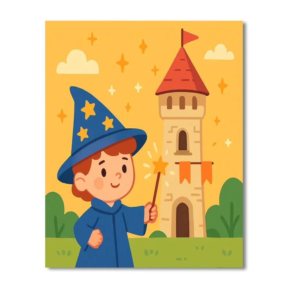 Magic Wizardry Paint By Numbers