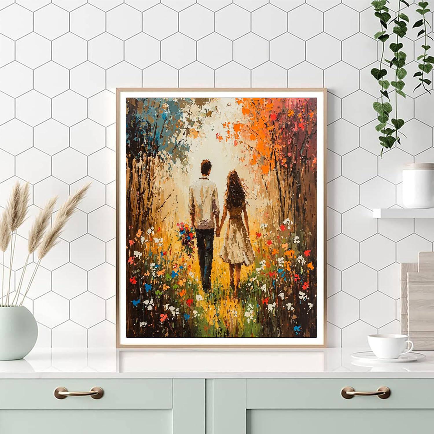 Embracing Nature's Beauty Painting By Numbers Kit