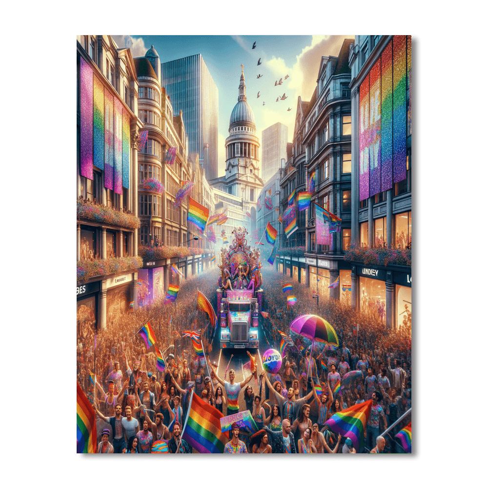 Pride In London - England Paint By Color