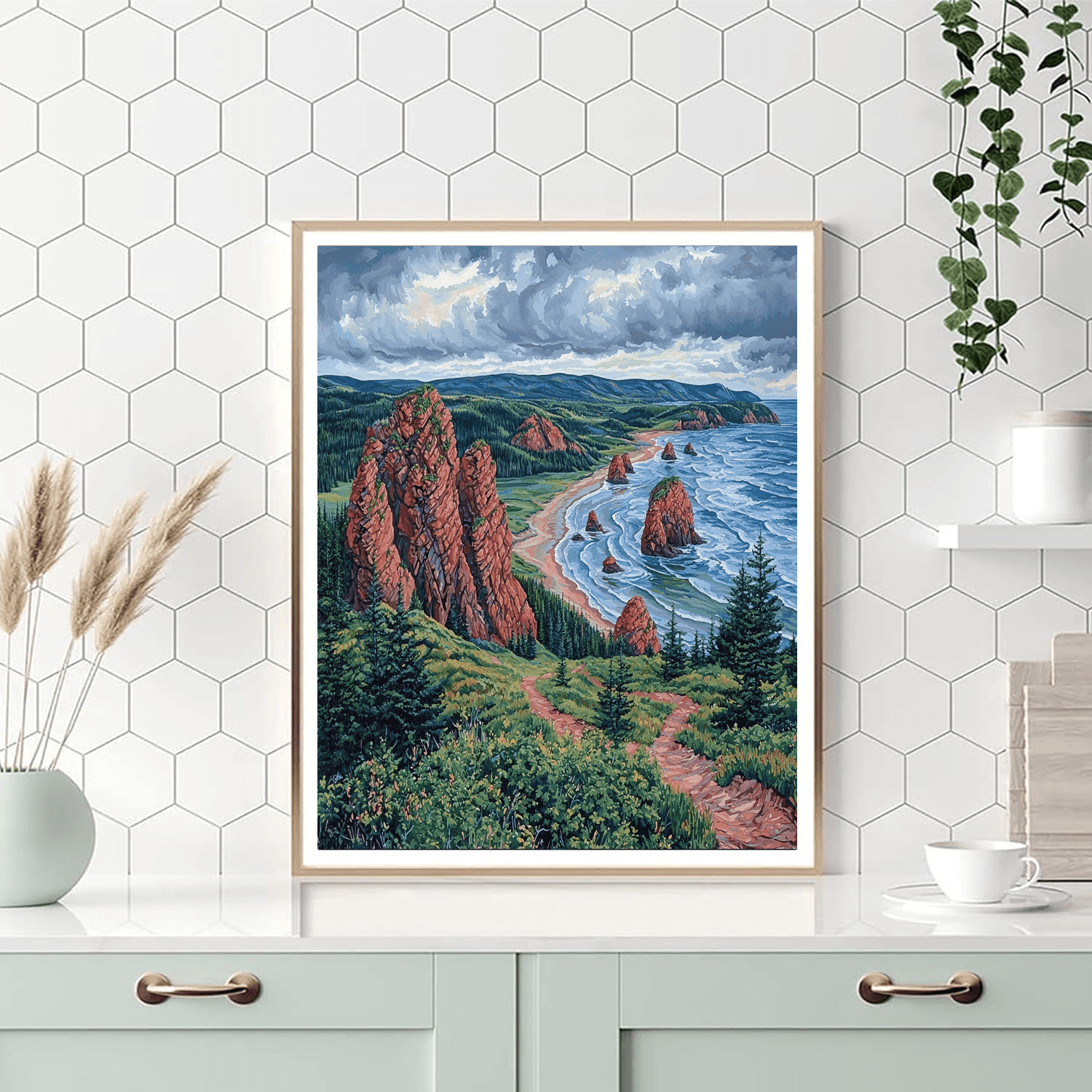 Bay Of Fundy - New Brunswick Paint By Numbers