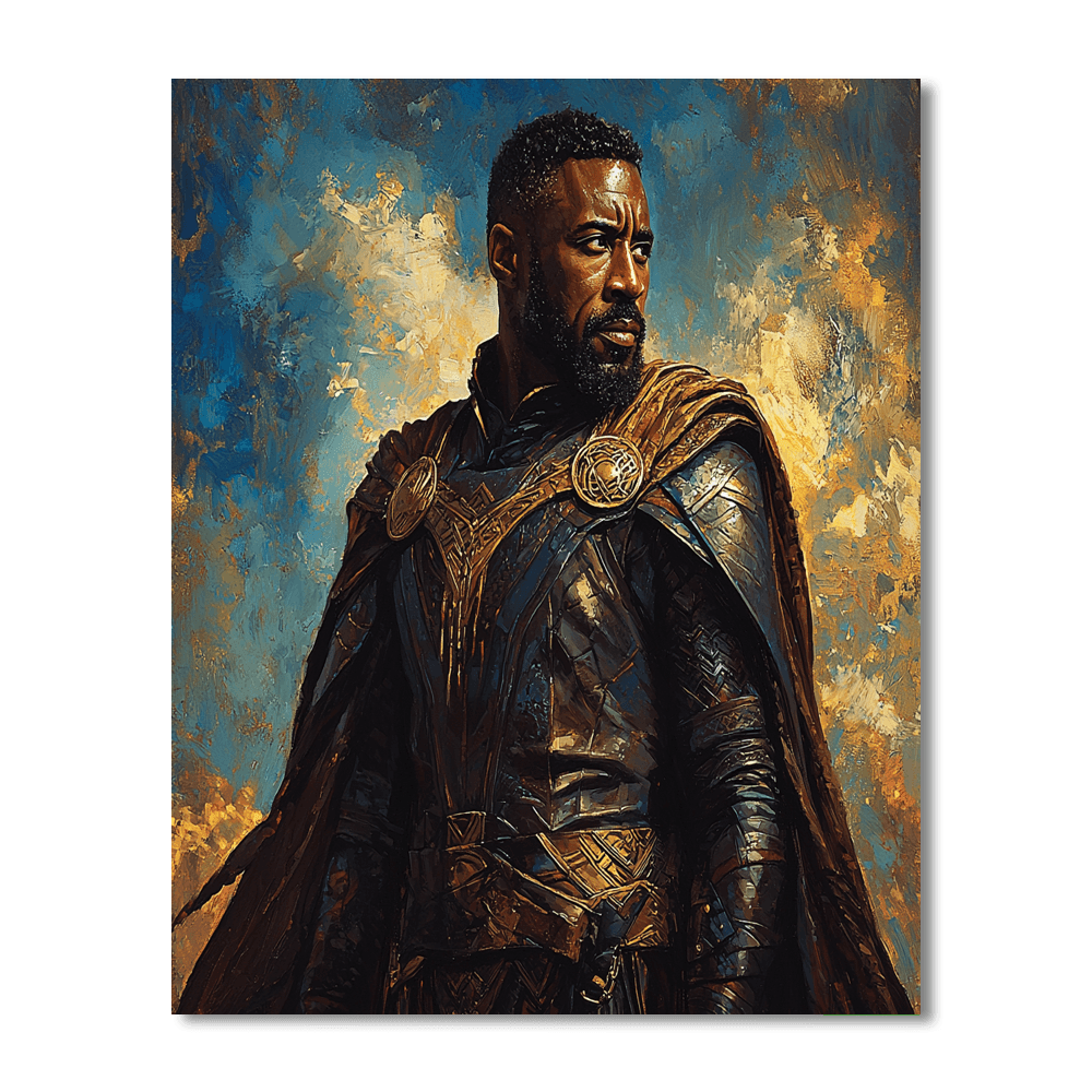 Idris Elba: The Dynamic Force Of Stringer Bell Paint By Numbers Art