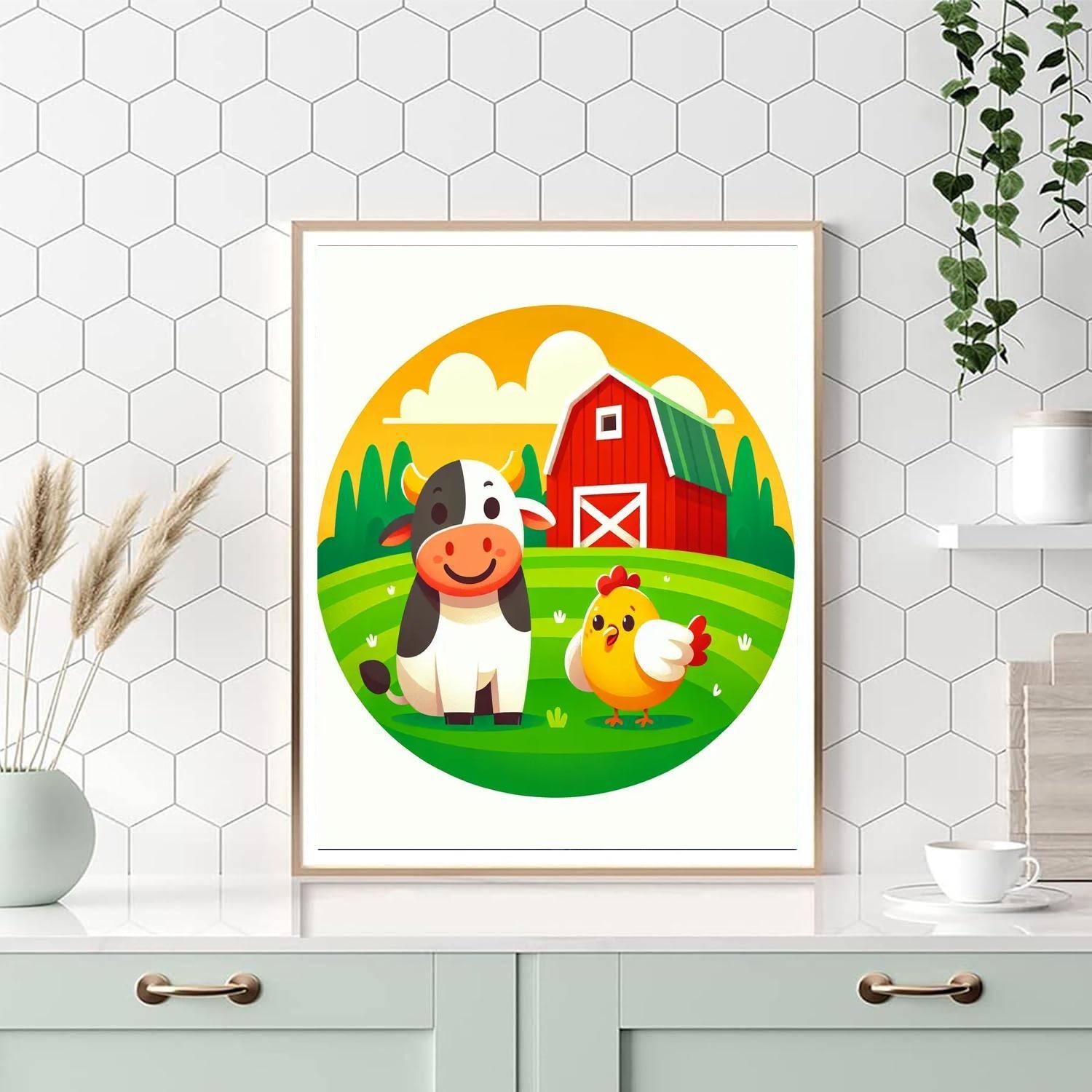 Friendly Farm Frolic Paint By Color