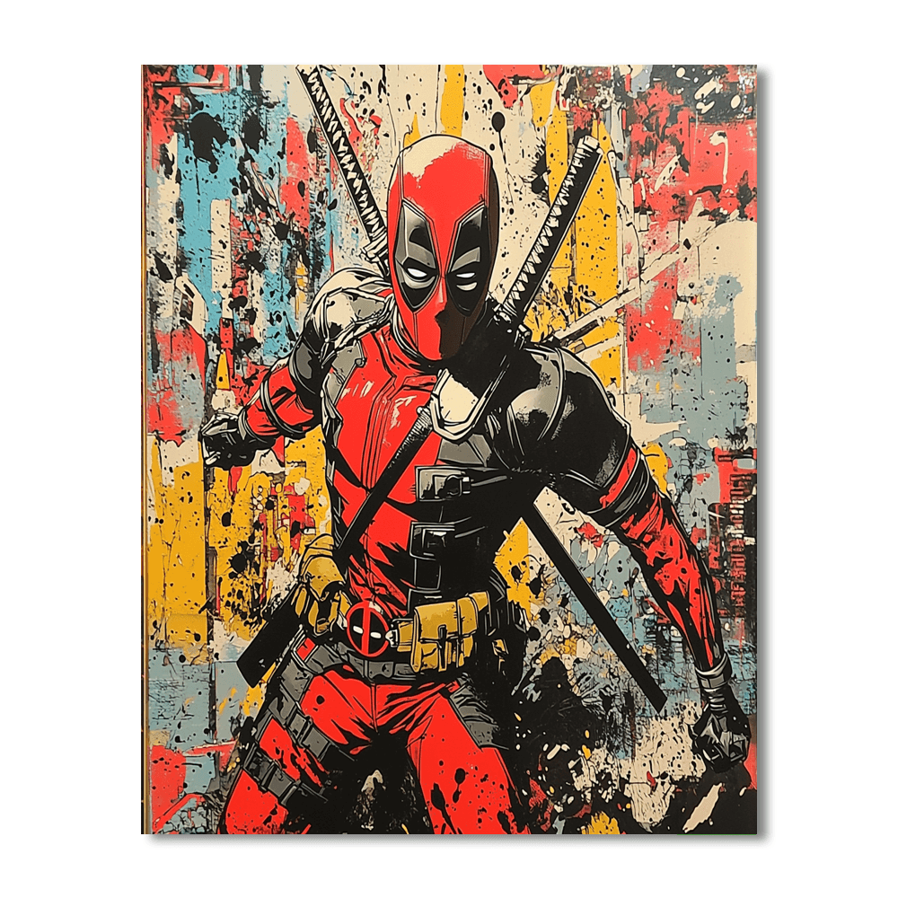 Ryan Reynolds: The Merc With A Mouth Unleashed Painting Number Kit