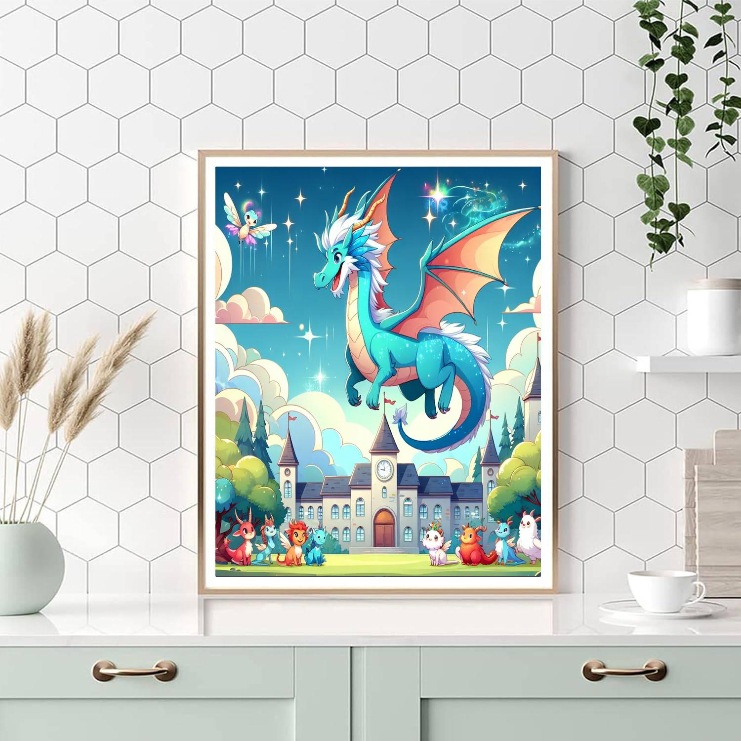 Mythical Creature Academy Numbered Painting Kits