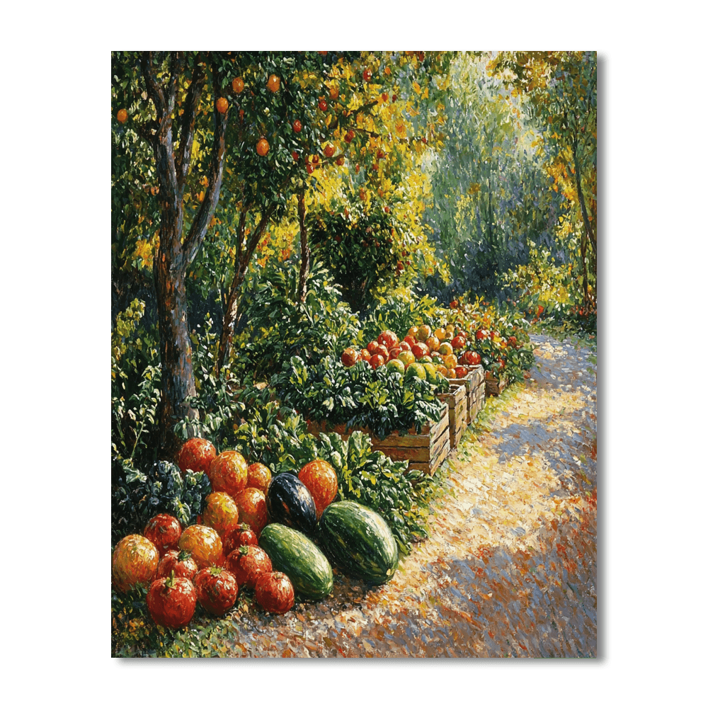 Pierre-Auguste Renoir Inspired Lively Harvest  Paint By Numbers